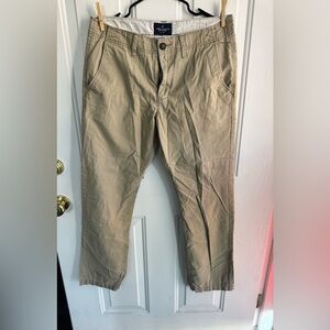 AMERICAN EAGLE OUTFITTERS Original Straight Men’s Chino Pants Khaki 32x34